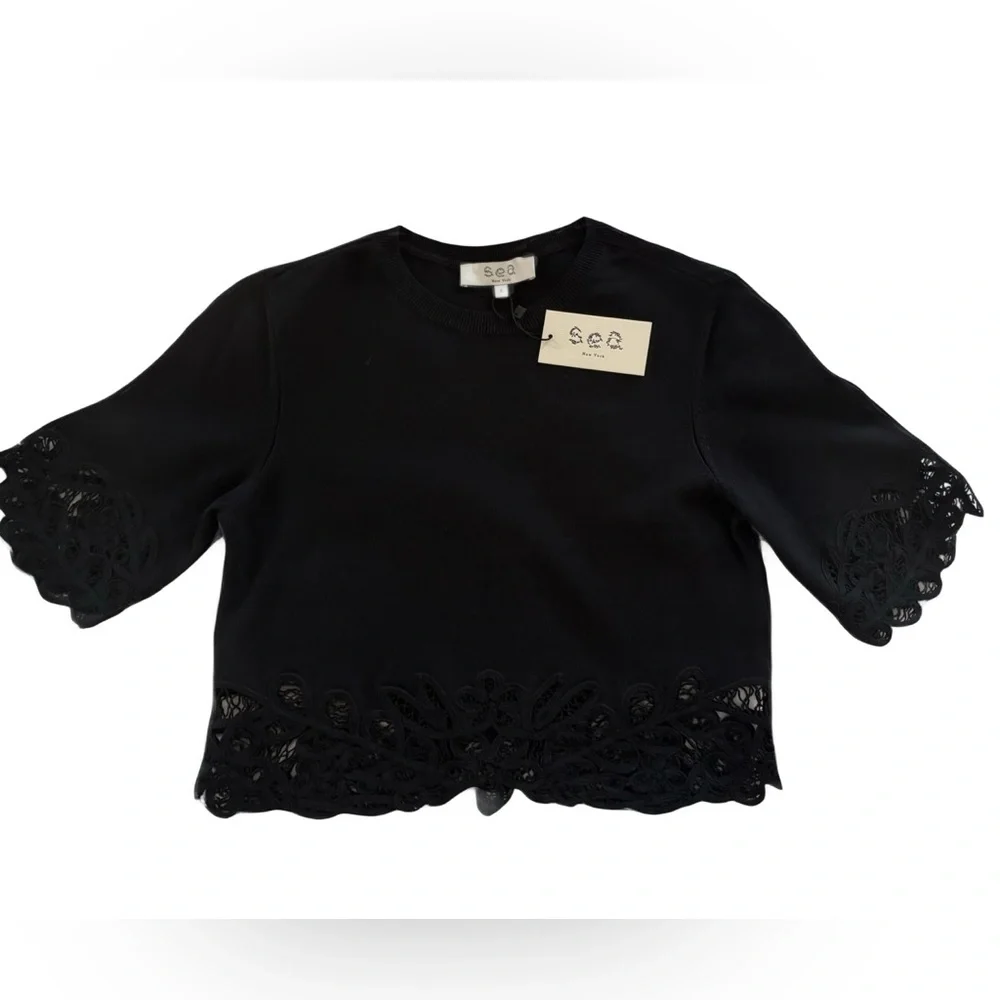 SEA, NEW YORK- The Elke Soutache Sweater- Small - Picture 2 of 8